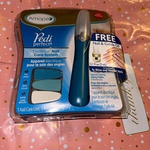 New Amope Pedi Perfect Electronic Nail Care System
